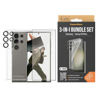 Panzerglass Bundle 3in1 Transparent Case + Film + Camera Protector for Samsung Galaxy S24 Ultra