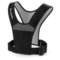 Wozinsky WKDB1 Reflective Running Vest - Black