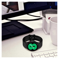 Tech-Protect Silicone Strap for Samsung Galaxy Watch 4 / 5 / 5 Pro / 6 / 7 / FE - Black