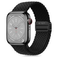 Tech-Protect Nylonmag Strap for Apple Watch 4 / 5 / 6 / 7 / 8 / 9 / SE (38 / 40 / 41 mm) - Black