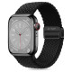 Tech-Protect Nylonmag Strap for Apple Watch 4 / 5 / 6 / 7 / 8 / 9 / SE (38 / 40 / 41 mm) - Black