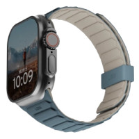 UAG Pathfinder Silicone Double-Sided Magnetic Strap for Apple Watch 42 / 44 / 45 / 46 / 49mm - Gray-Blue