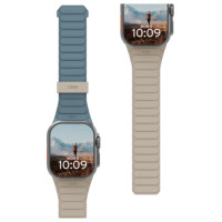UAG Pathfinder Silicone Double-Sided Magnetic Strap for Apple Watch 42 / 44 / 45 / 46 / 49mm - Gray-Blue