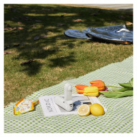 Jisulife Handheld Fan Life8 Mini Portable USB Fan with 2000mAh Power Bank and Flashlight - White