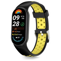 Tech-Protect IconBand Air Strap for Xiaomi Smart Band 8 / 9 / 10 / NFC - Black and Yellow