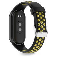 Tech-Protect IconBand Air Strap for Xiaomi Smart Band 8 / 9 / 10 / NFC - Black and Yellow