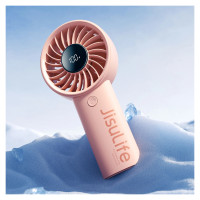 Jisulife Handheld Fan Life4 5000mAh Portable USB Fan - Pink