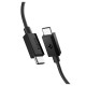 Spigen EB6010CC USB-C 60W Cable 100 cm - Black