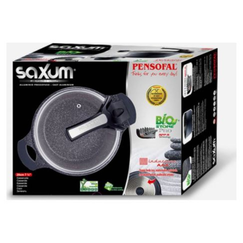 Pensofal Saxum Saucepan 20cm (W/Glass) 5807