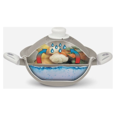 Pensofal White Diamond Vapsi 24cm (2 Handles W/LID) 6316