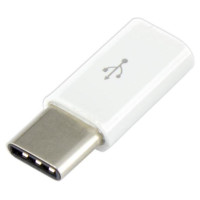 Sbox AD.USB-C W Micro USB 2.0 F. -> TYPE C M. White