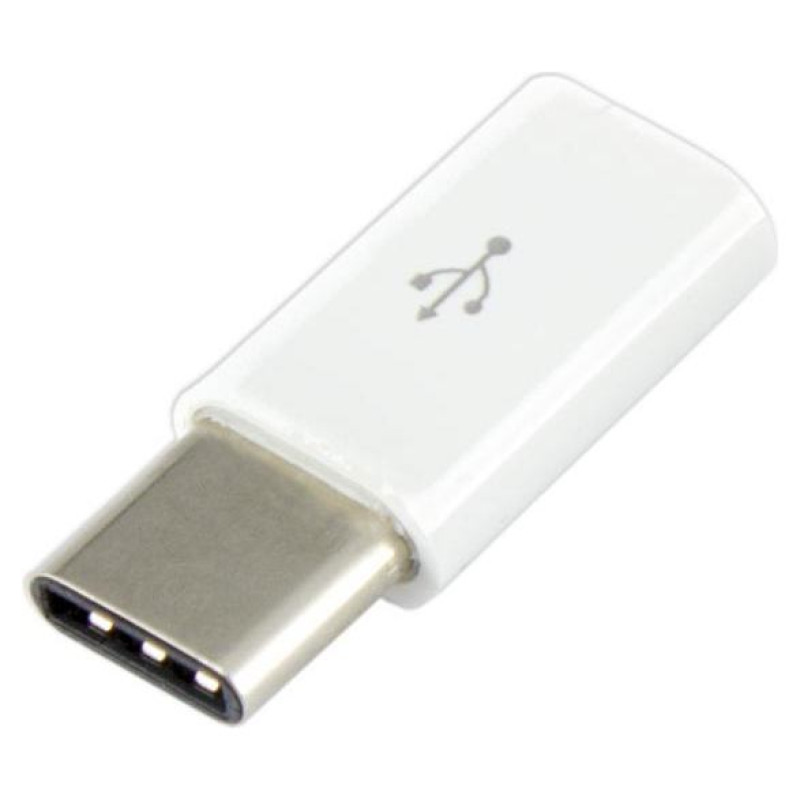 Sbox AD.USB-C W Micro USB 2.0 F. -> TYPE C M. White