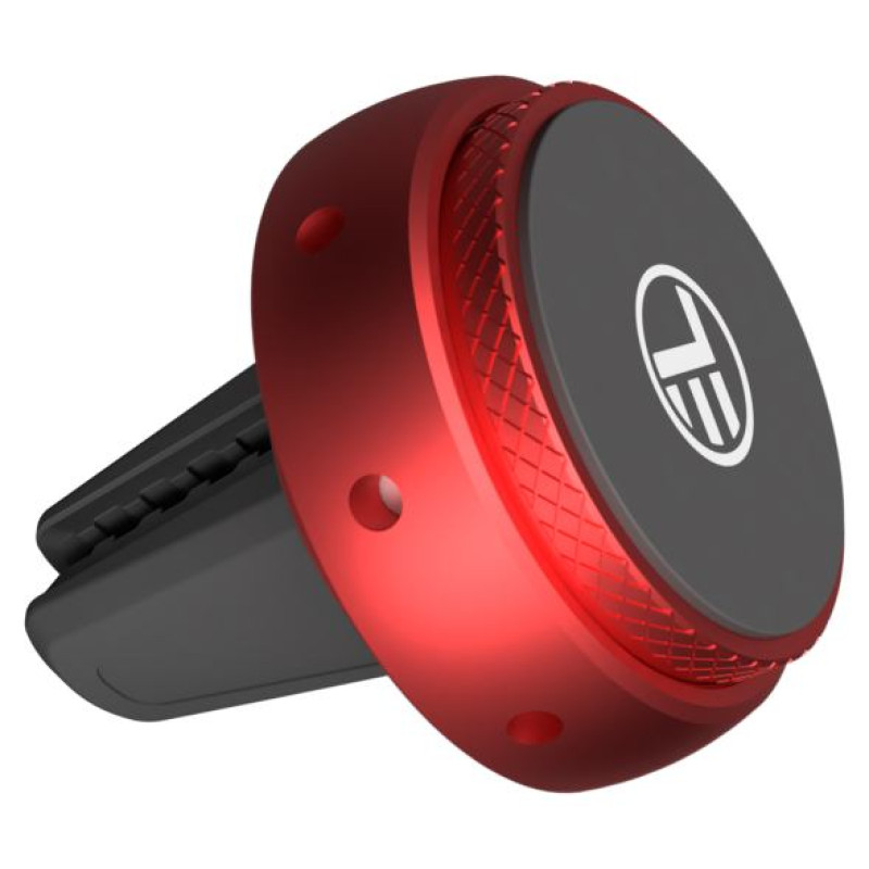 Tellur FreshDot Car Phone Holder Magnetic, Fragrance Kit Bubble Gum, Air Vent Mount Red