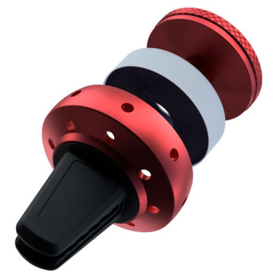 Tellur FreshDot Car Phone Holder Magnetic, Fragrance Kit Bubble Gum, Air Vent Mount Red