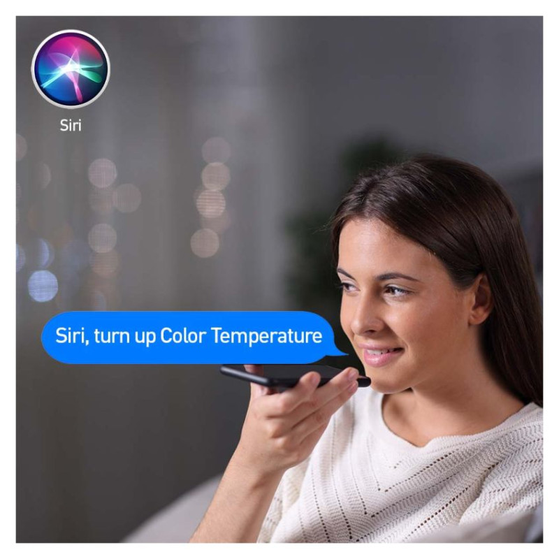 Tellur Smart WiFi Bulb E27, 9W, White/Warm/RGB, Dimmer