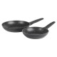 Russell Hobbs RH00490MOB 20&24CM MARBLE FRYPAN - BLACK
