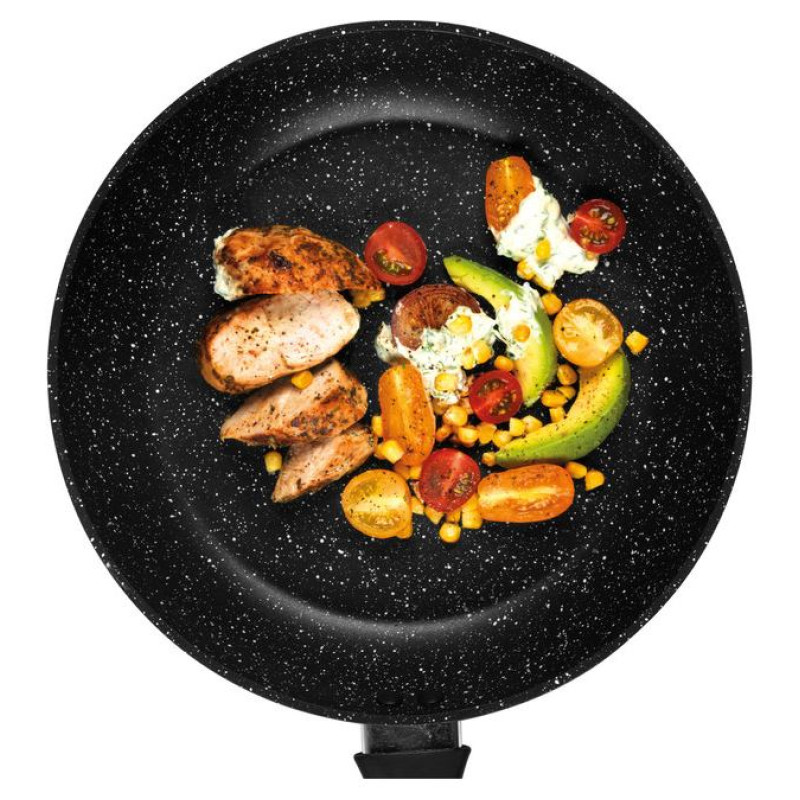 Russell Hobbs RH00490MOB 20&24CM MARBLE FRYPAN - BLACK