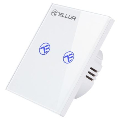 Tellur Smart WiFi switch, SS2N 2 port 1800W 10A