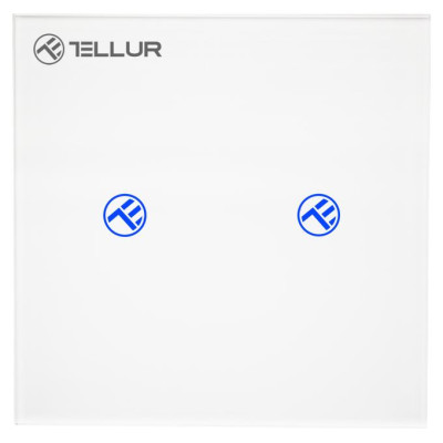 Tellur Smart WiFi switch, SS2N 2 port 1800W 10A