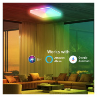 Tellur Smart WiFi Ceiling Light, RGB 24W, Square, White