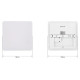 Tellur Smart WiFi Ceiling Light, RGB 24W, Square, White