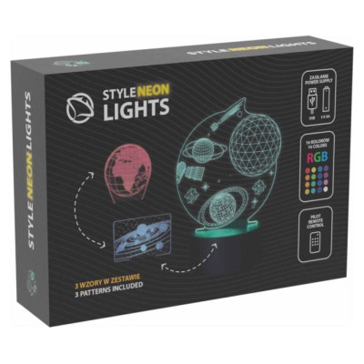 Manta SNL118RGB LED lamp Light decoration Kosmos RGB 3D