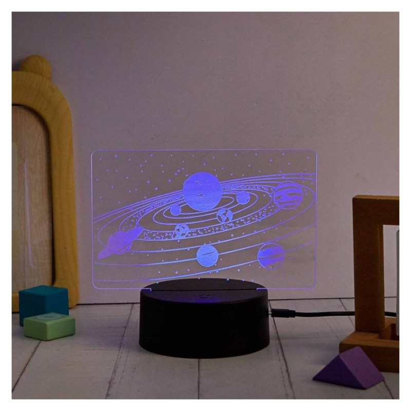 Manta SNL118RGB LED lamp Light decoration Kosmos RGB 3D