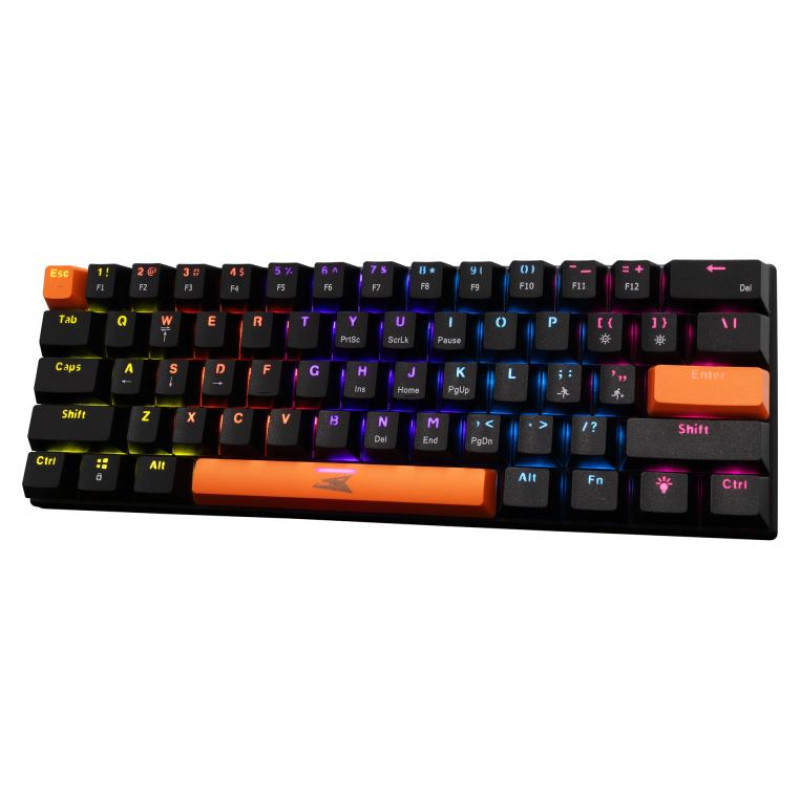 Baracuda BGK-03111 Dolphin Black US Mechanical Red Switches