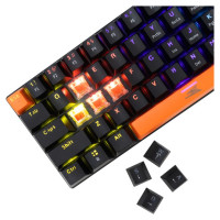 Baracuda BGK-03111 Dolphin Black US Mechanical Red Switches