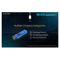 Nitecore FLASHLIGHT T SERIES 300 LUMENS/TIKI GITD BLUE NITECORE