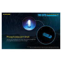 Nitecore FLASHLIGHT T SERIES 300 LUMENS/TIKI GITD BLUE NITECORE