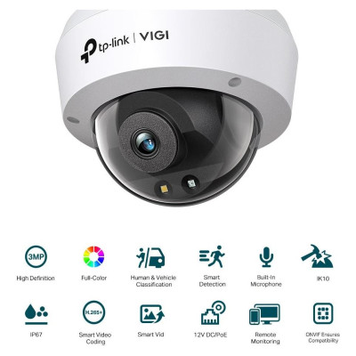 Tp-Link NET CAMERA 3MP IR DOME/VIGI C230(2.8MM) TP-LINK