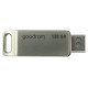 Goodram Flash Drive 128GB USB 3.2 Gen 1 USB / USB C OTG ODA3 Goodram - Silver