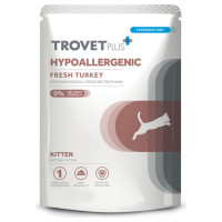Trovet Plus Pouch Cat Kitten Hypoallergenic Turkey 85 g