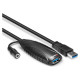 Lindy CABLE USB3 EXTENSION 10M/43156 LINDY