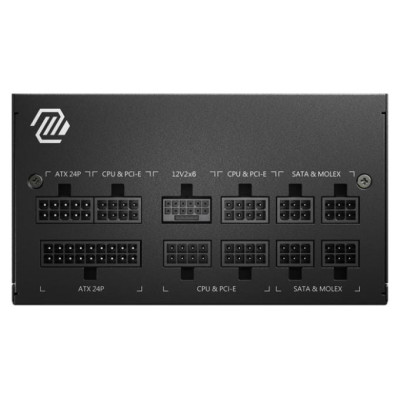 MSI Power Supply|MSI|750 Watts|Efficiency 80 PLUS GOLD|PFC Active|MAGA750GLPCIE5