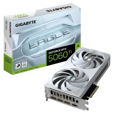 Gigabyte Graphics Card|GIGABYTE|NVIDIA GeForce RTX 5060 Ti|16 GB|GDDR7|128 bit|PCIE 5.0 16x|GPU 2617 MHz|Dual Slot Fansink|1xHDMI|3xDisplayPort|N506TEAGLEOCICE-16GD1.0