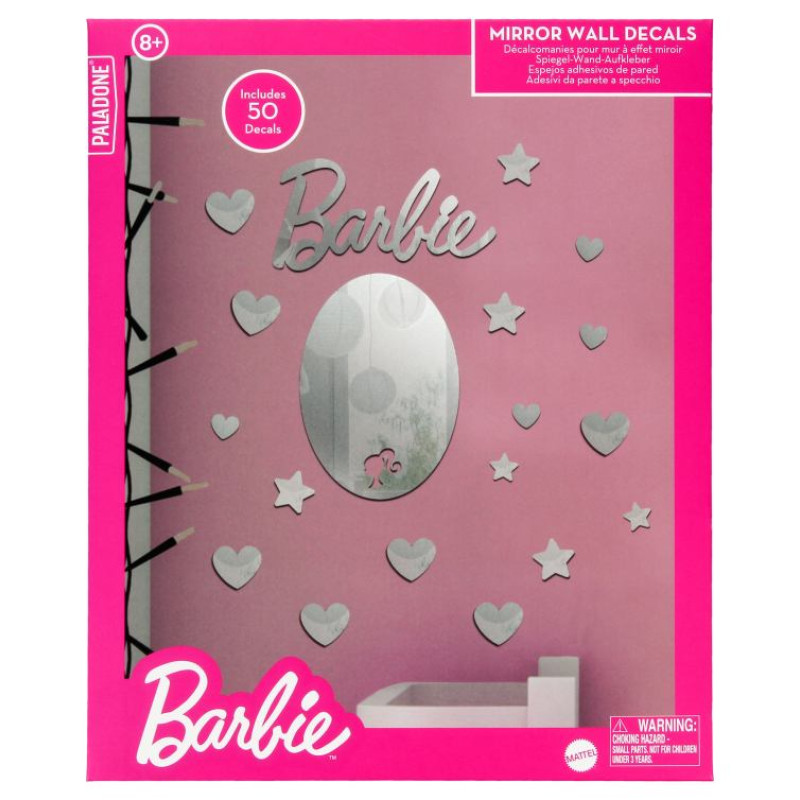 Paladone Barbie Mirror Wall Decals