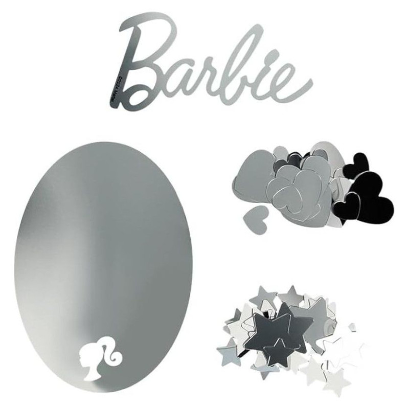 Paladone Barbie Mirror Wall Decals