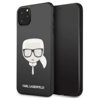 Karl Lagerfeld KLHCN65DLHBK iPhone 11 Pro Max czarny/black Iconic Glitter Karl`s Head