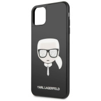 Karl Lagerfeld KLHCN65DLHBK iPhone 11 Pro Max czarny/black Iconic Glitter Karl`s Head