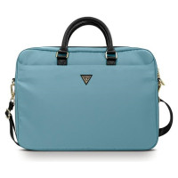 Guess Nylon Triangle Logo bag for a 16" laptop - blue