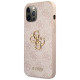 Guess GUHCP12L4GMGPI iPhone 12 Pro Max 6,7" różowy/pink hardcase 4G Big Metal Logo