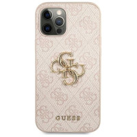 Guess GUHCP12L4GMGPI iPhone 12 Pro Max 6,7" różowy/pink hardcase 4G Big Metal Logo