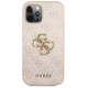 Guess GUHCP12L4GMGPI iPhone 12 Pro Max 6,7" różowy/pink hardcase 4G Big Metal Logo