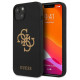 Guess GUHCP13MLS4GGBK iPhone 13 6,1" czarny/black hard case Silicone 4G Logo