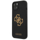 Guess GUHCP13MLS4GGBK iPhone 13 6,1" czarny/black hard case Silicone 4G Logo