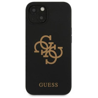 Guess GUHCP13MLS4GGBK iPhone 13 6,1" czarny/black hard case Silicone 4G Logo
