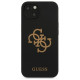 Guess GUHCP13MLS4GGBK iPhone 13 6,1" czarny/black hard case Silicone 4G Logo