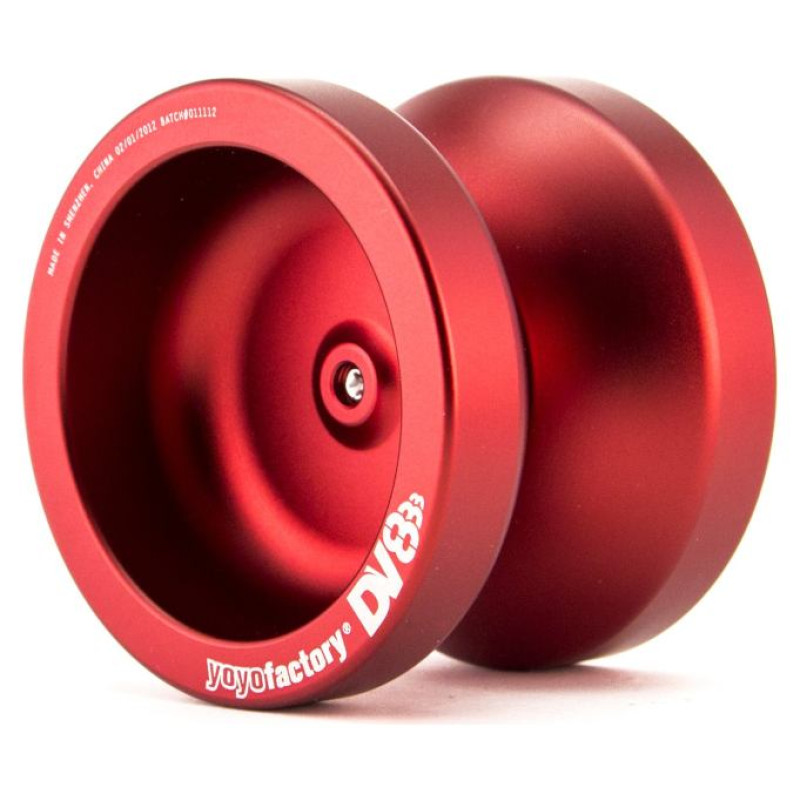 Yoyofactory YO-YO METAL DV888 rotaļlieta iesācējiem un profesionāļiem, sarkans - YO 027